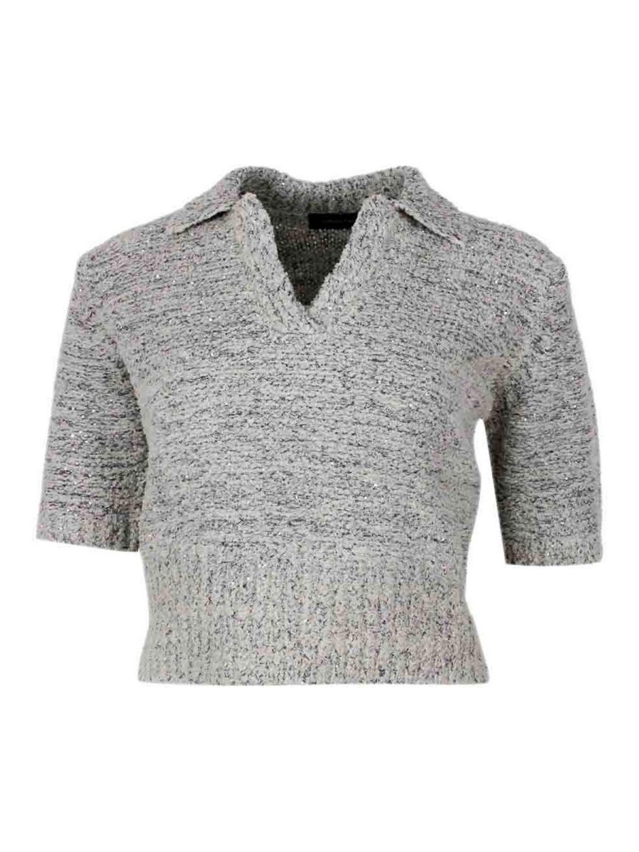 Fabiana Filippi Pull Col Rond - Beige