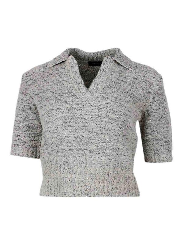 Fabiana Filippi Pull Col Rond - Beige