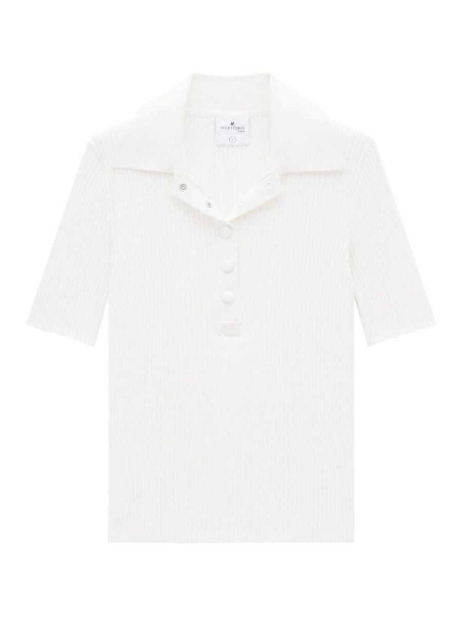 Courreges Gilet - Blanc