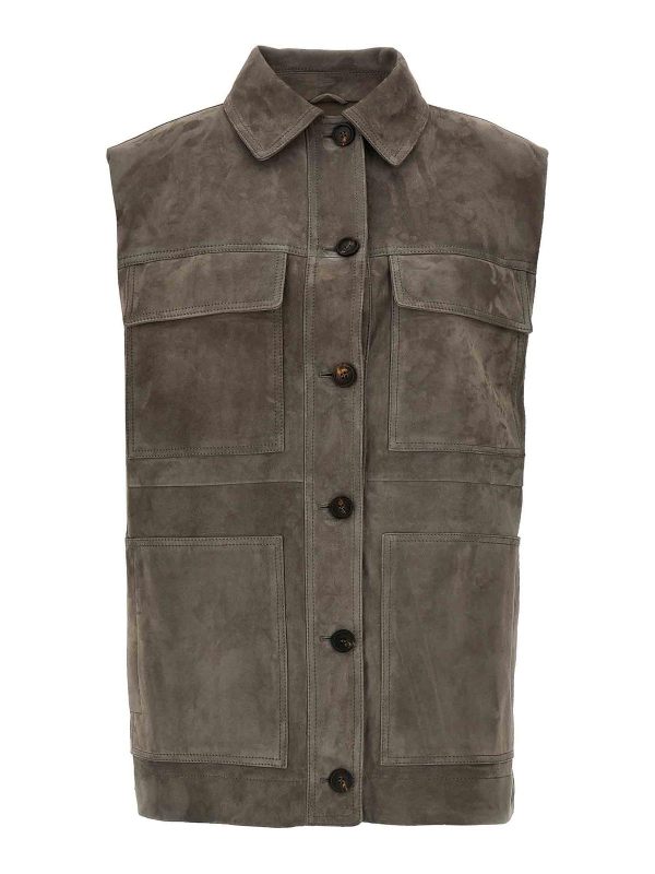 Brunello Cucinelli Gilet - Gris