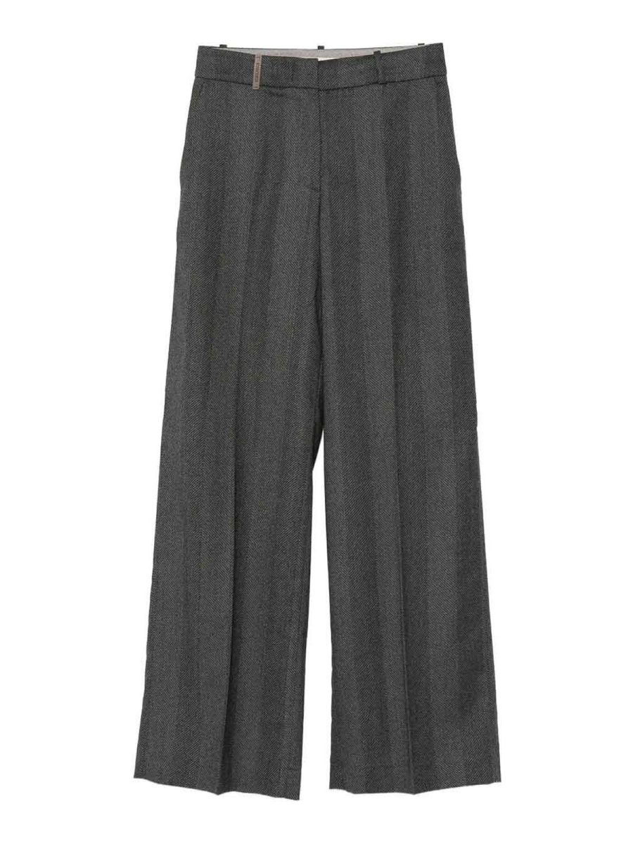 Peserico Pantalons Décontractés - Gris