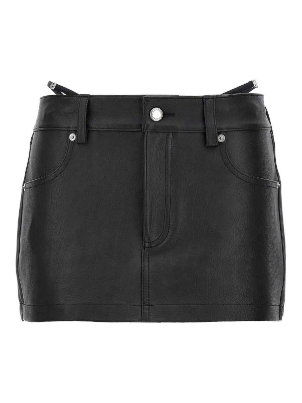 Alexander Wang Mini Jupe - Noir