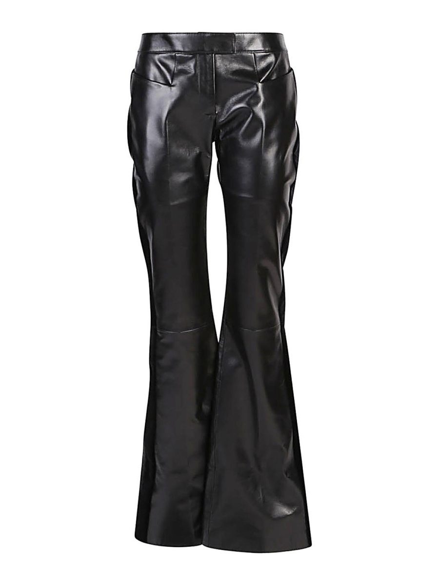 Tom Ford Pantalons En Cuir - Noir