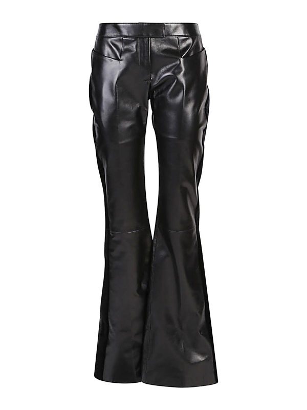 Tom Ford Pantalons En Cuir - Noir