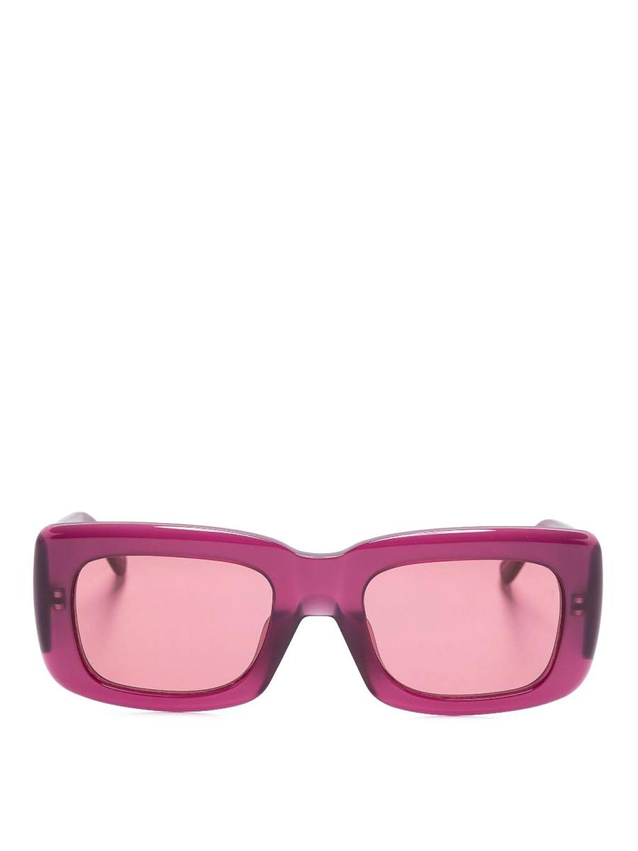 The Attico Lunettes De Soleil - Couleur Chair