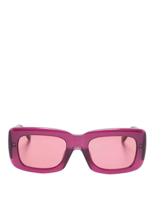 The Attico Lunettes De Soleil - Couleur Chair