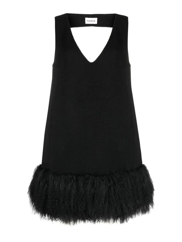 P. A.R. O.S. H. Robe Au Genou - Noir