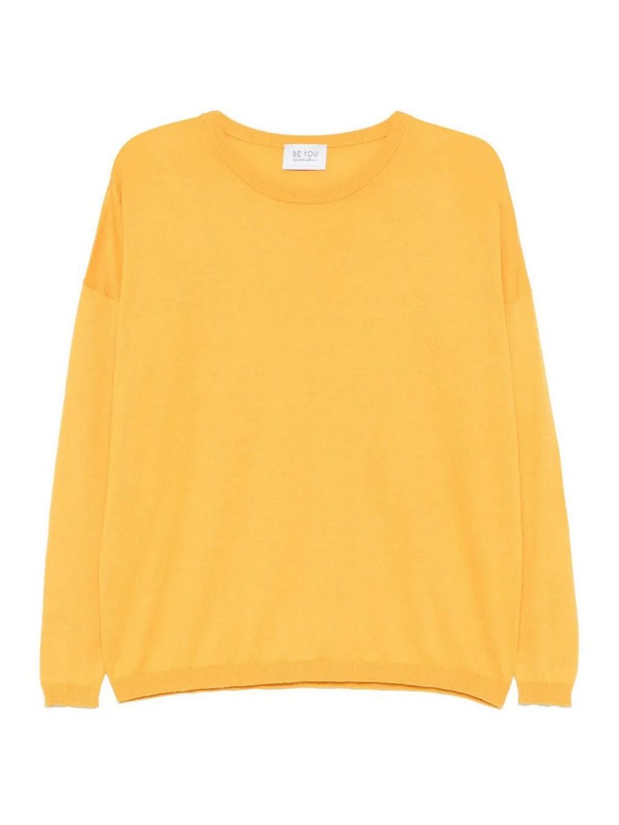Be You Pull Col Rond - Jaune