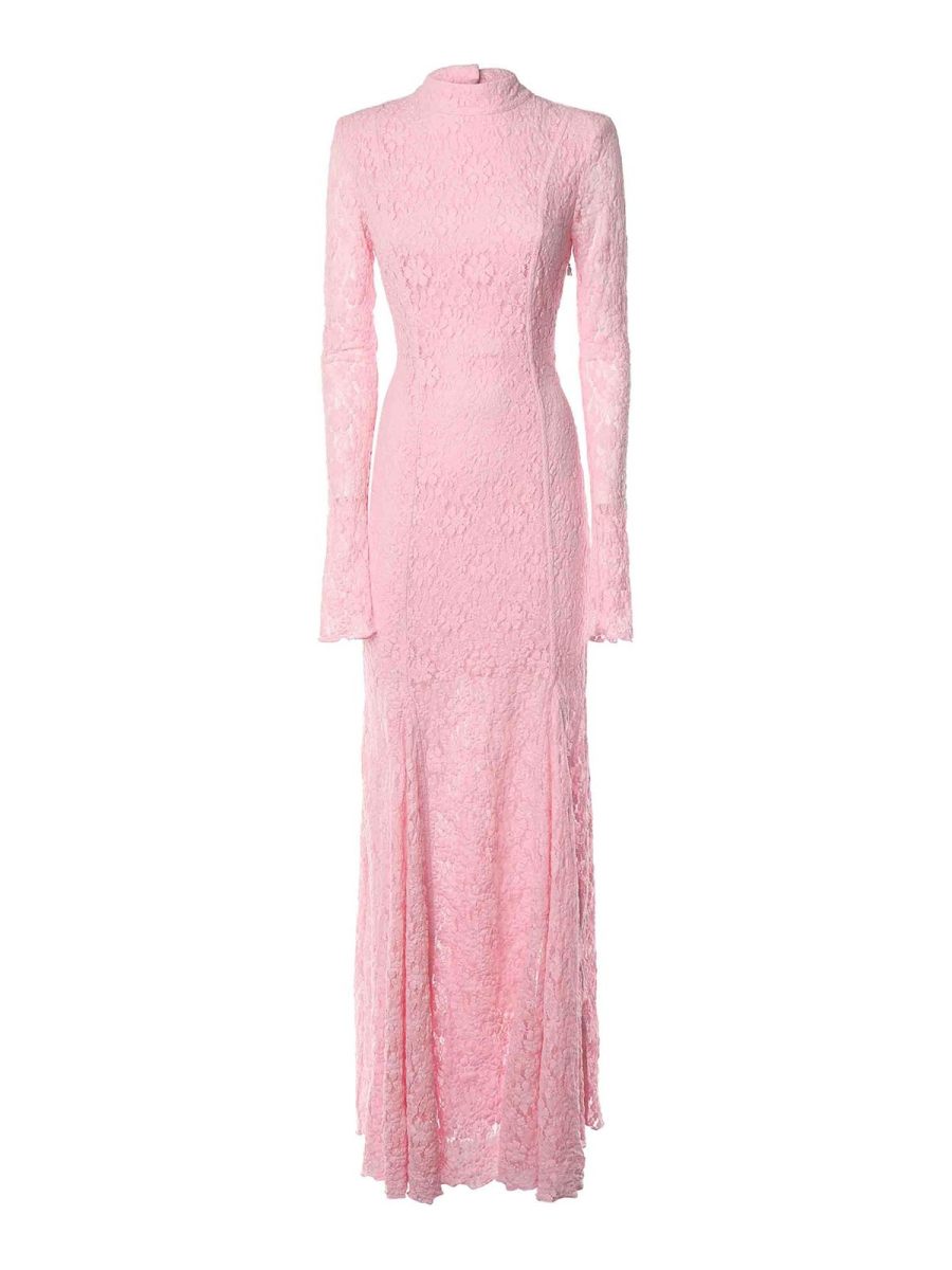 Rotate Birger Christensen Maxi Robe - Rose