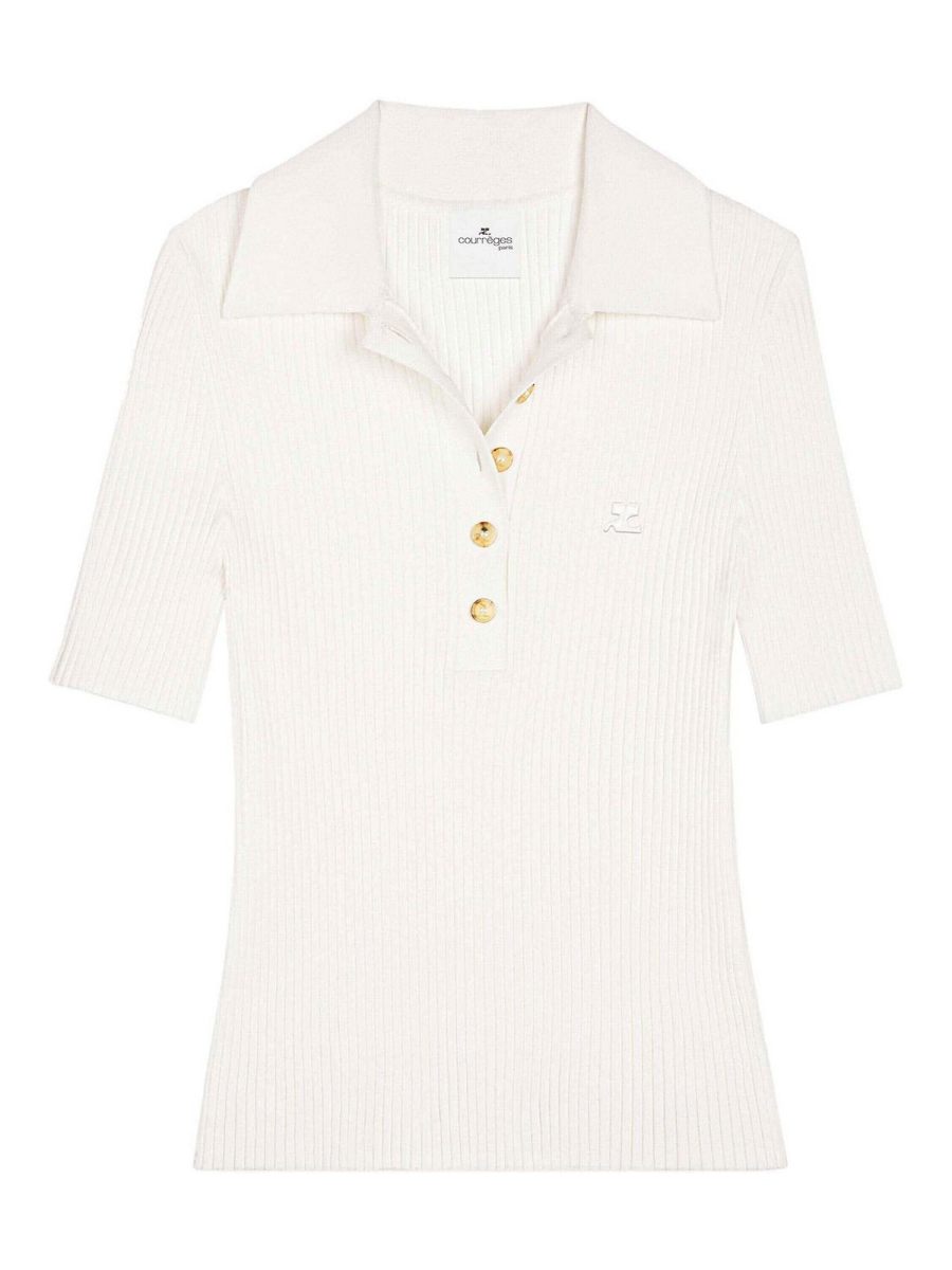 Courreges Polo - Blanc