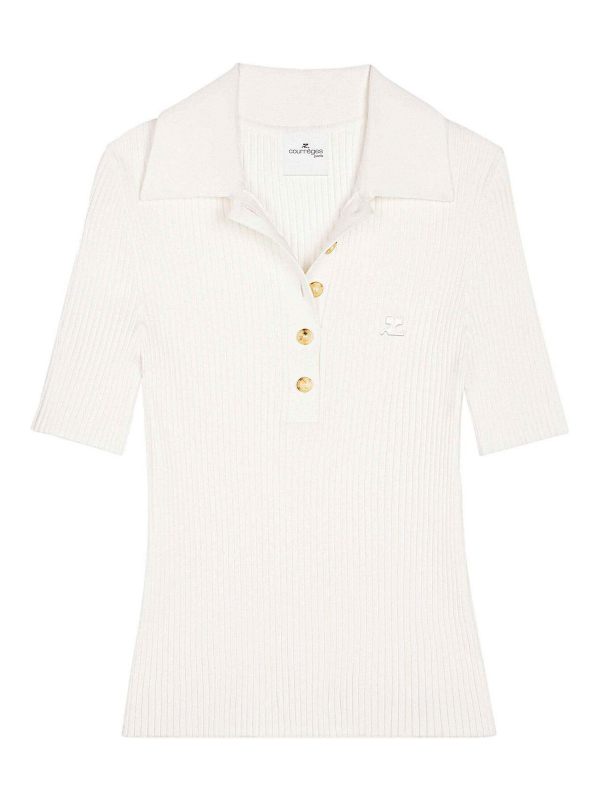 Courreges Polo - Blanc
