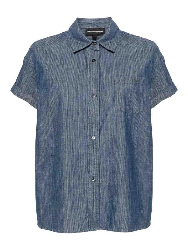 Emporio Armani Chemise - Bleu