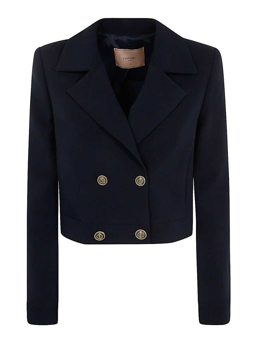 Twinset Veste Casual - Bleu