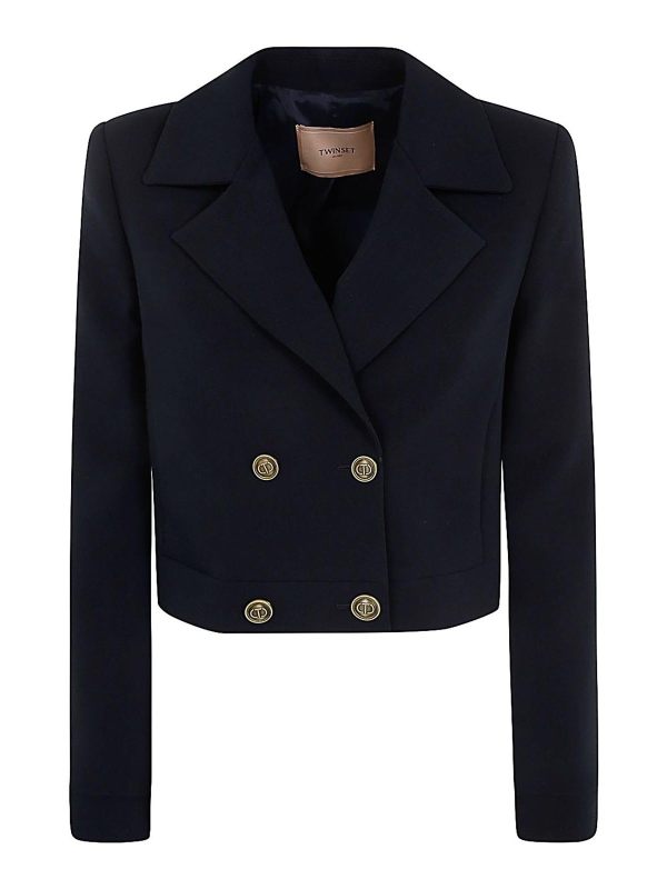 Twinset Veste Casual - Bleu