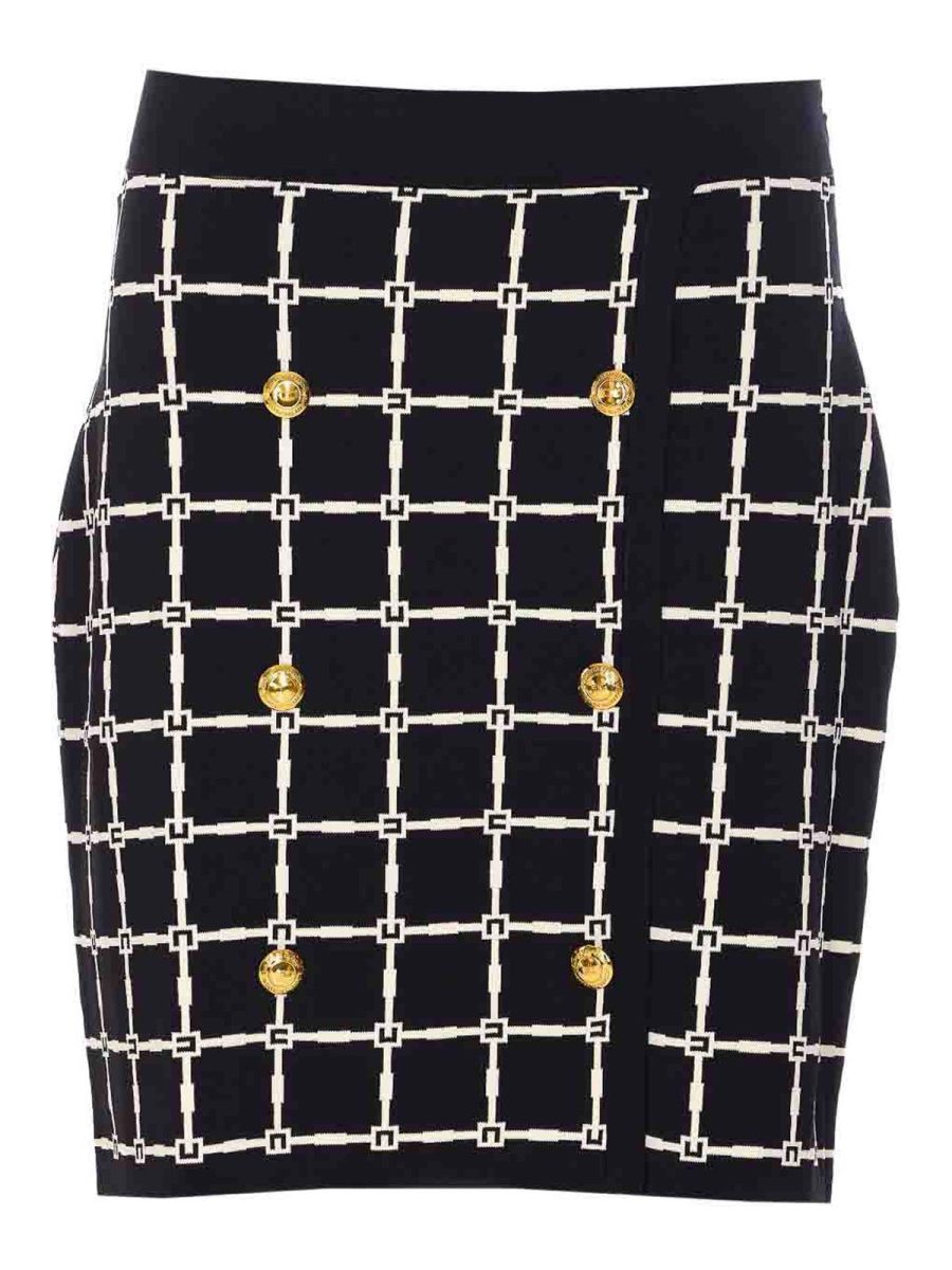 Elisabetta Franchi Mini Jupe - Noir