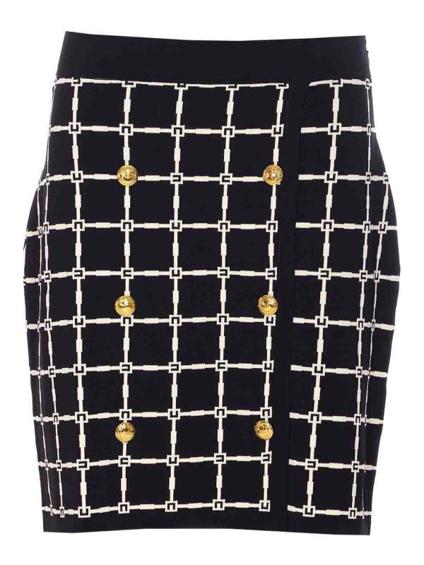 Elisabetta Franchi Mini Jupe - Noir