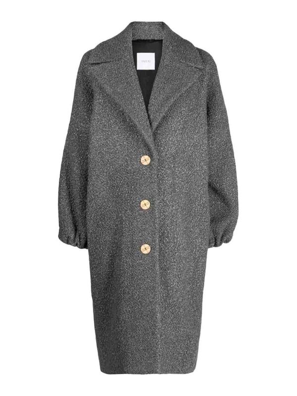 Patou Manteau Court - Gris