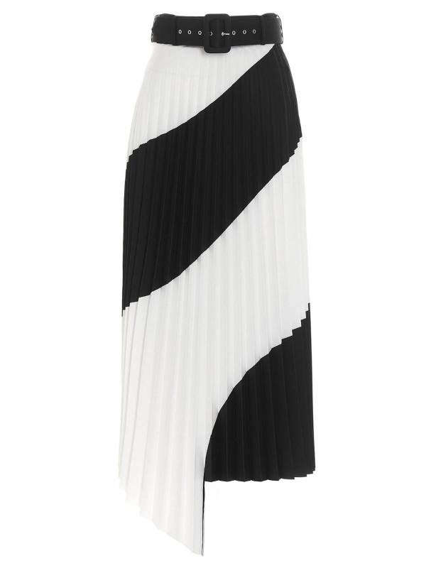 Off-White Jupe Longue - Blanc