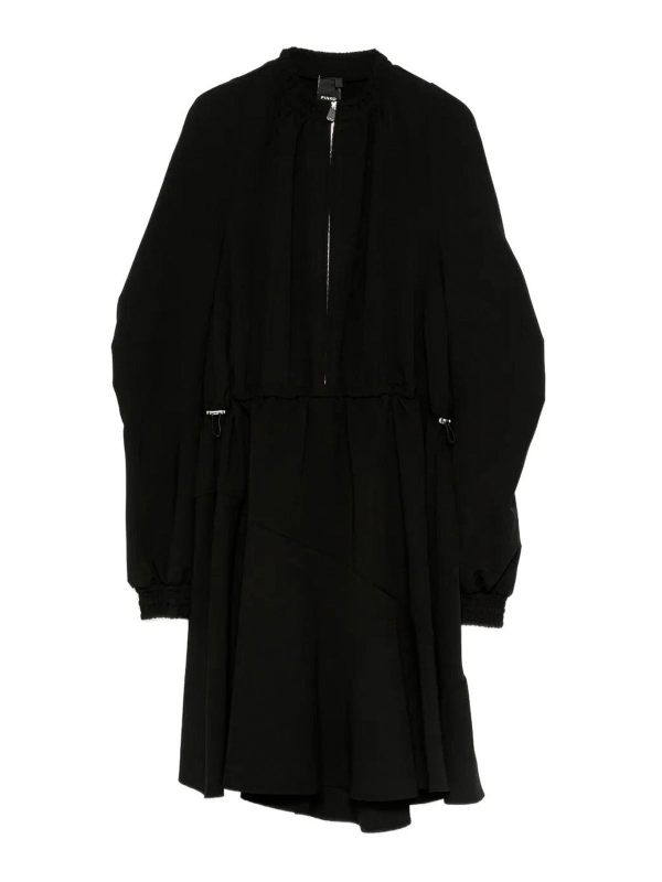 Pinko Robe Au Genou - Noir