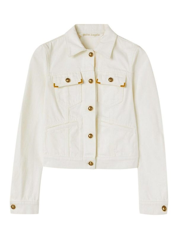 Palm Angels Veste Casual - Beige Clair