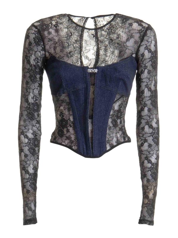 Versace Jeans Couture Pull Col Rond - Noir