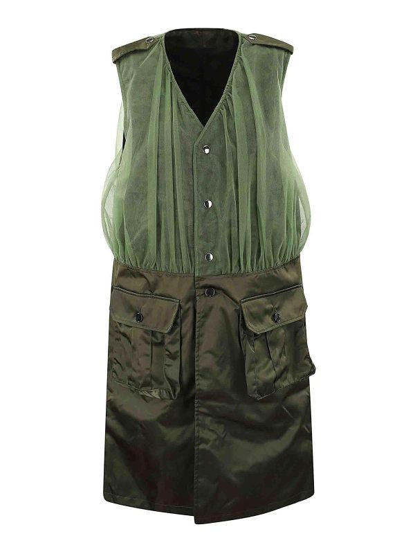 Comme Des Garcons Gilet - Marron Clair