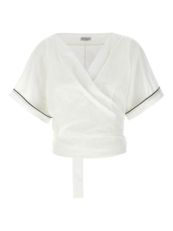 Brunello Cucinelli Top - Blanc