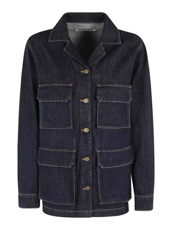 Semicouture Veste Casual - Bleu