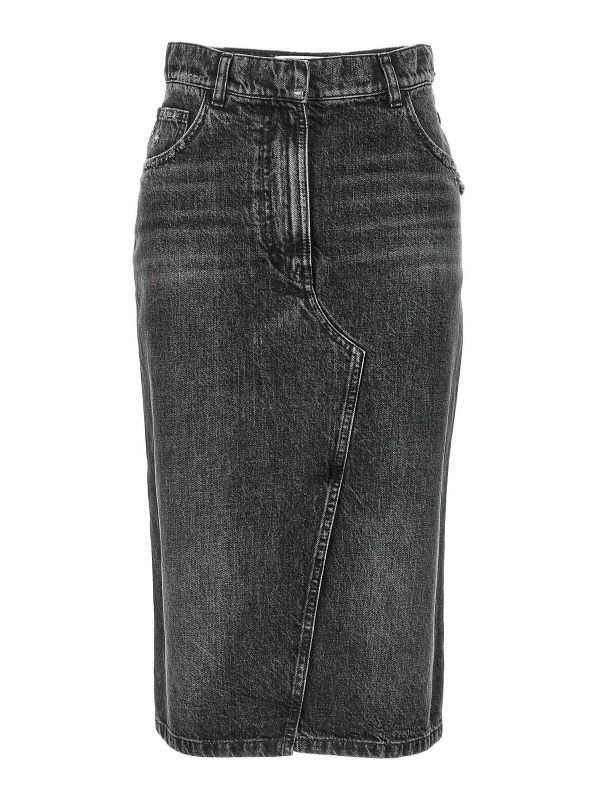 Nude Jupe Midi - Noir