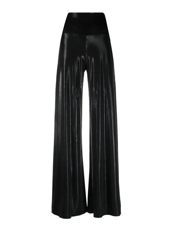 Norma Kamali Pantalons Décontractés - Noir