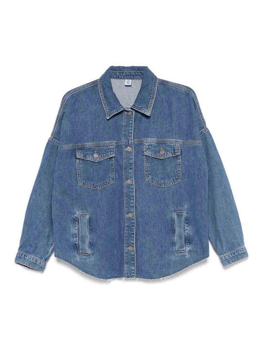 Liu Jo Veste En Jean - Bleu