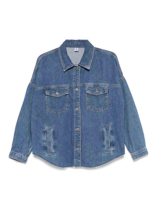 Liu Jo Veste En Jean - Bleu