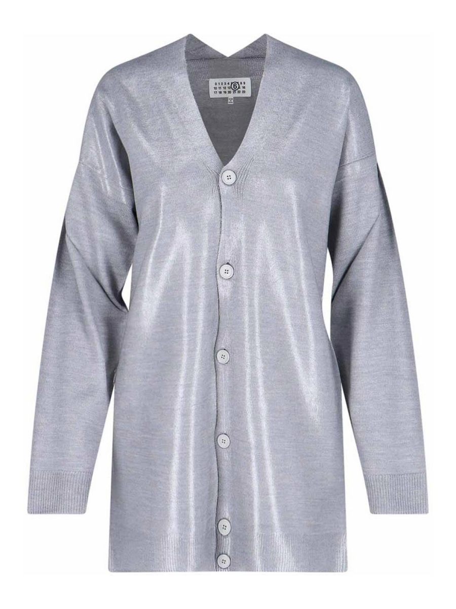 MM6 Maison Margiela Cardigan - Gris