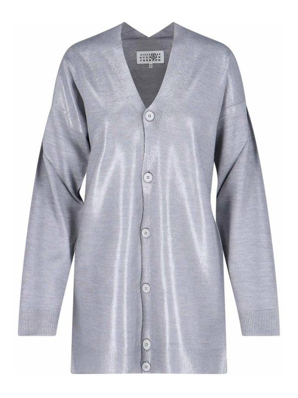 MM6 Maison Margiela Cardigan - Gris