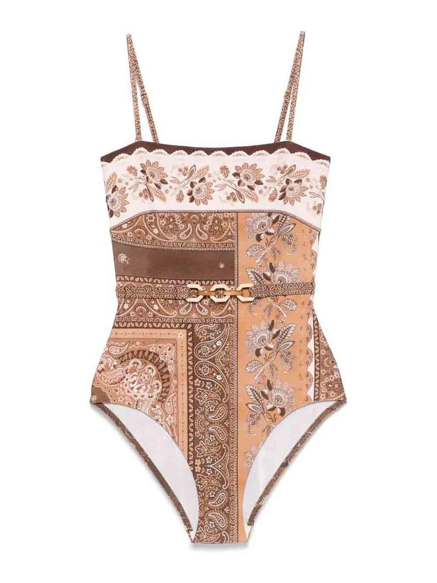 Zimmermann Maillot De Bain - Marron