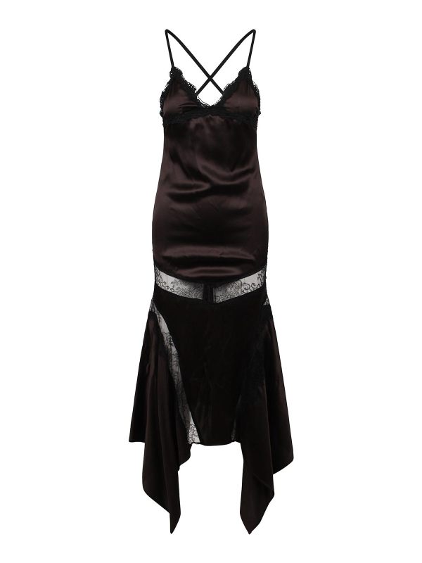 The Attico Robe Au Genou - Marron