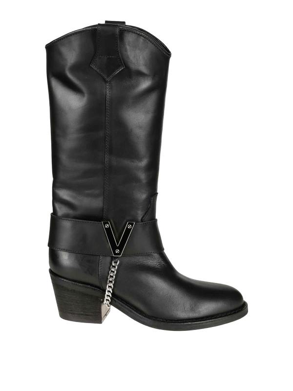 Via Roma 15 Bottes - Noir