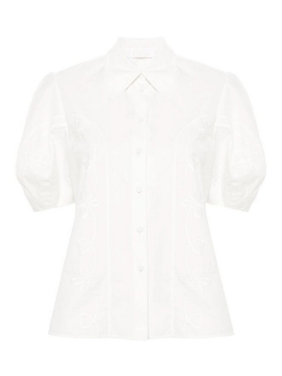 Chloe' Top - Blanc