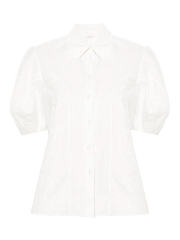 Chloe' Top - Blanc