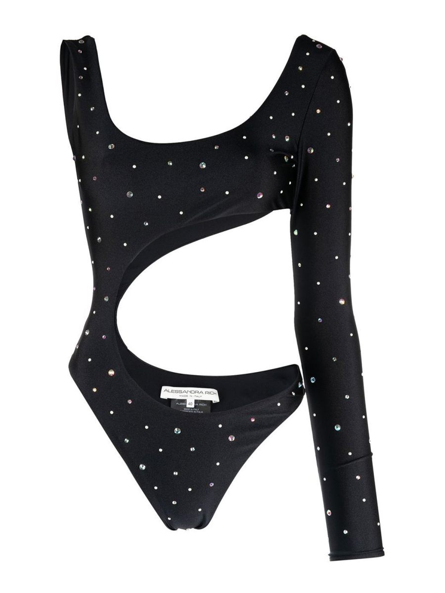 Alessandra Rich Maillot De Bain - Noir