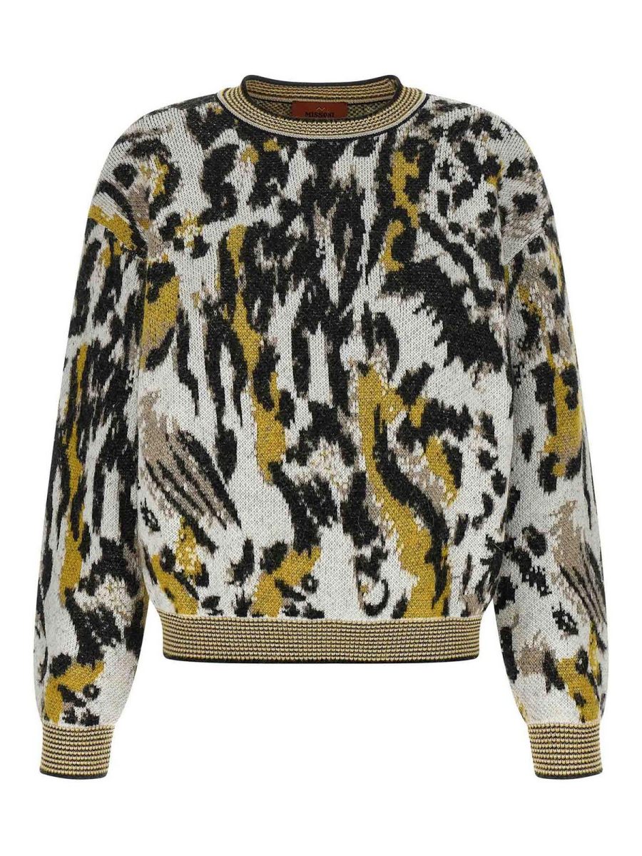 Missoni Pull Col Rond - Multicolore