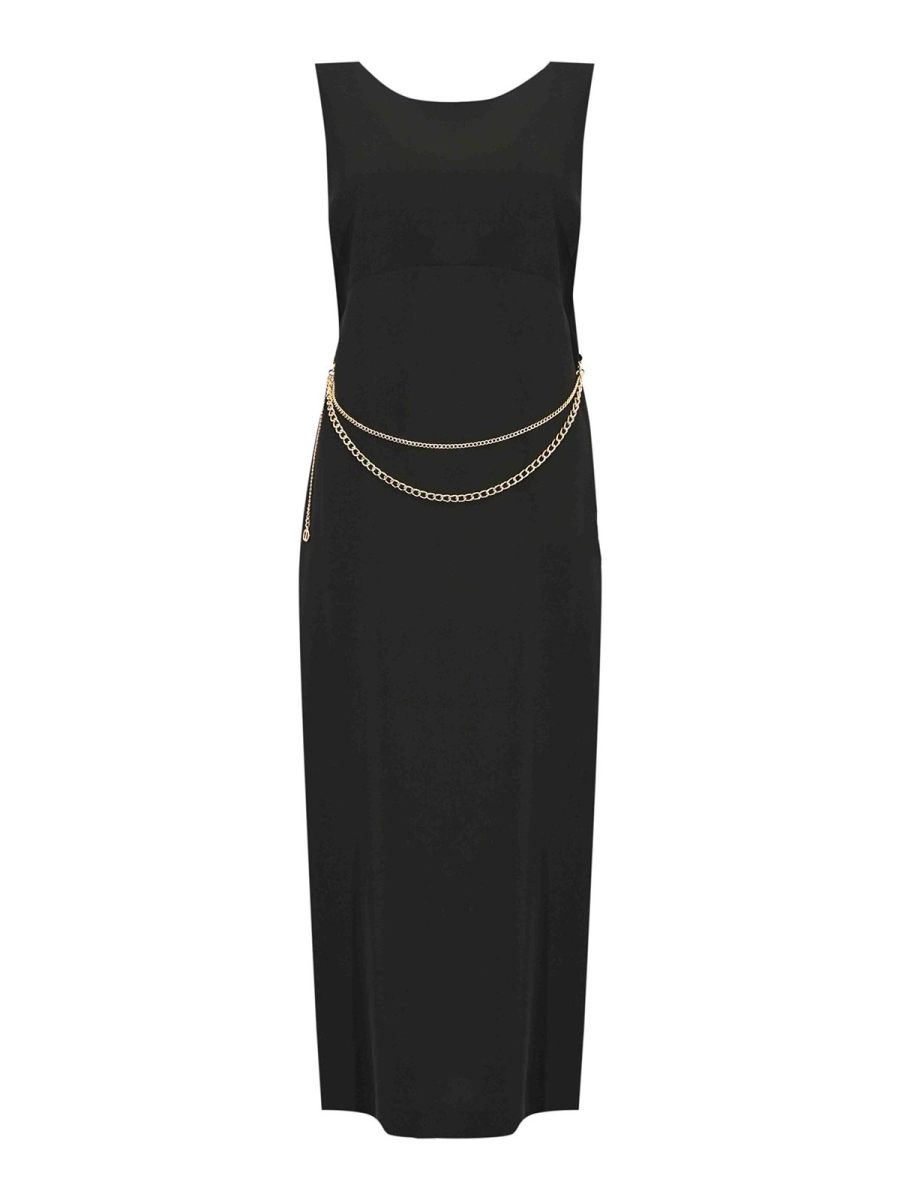 Twinset Robe Au Genou - Noir