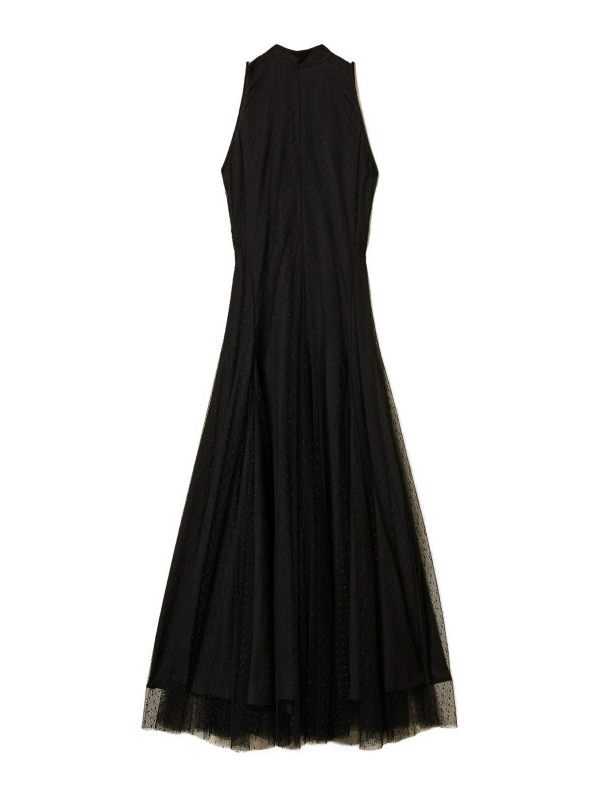Twinset Robe Au Genou - Noir