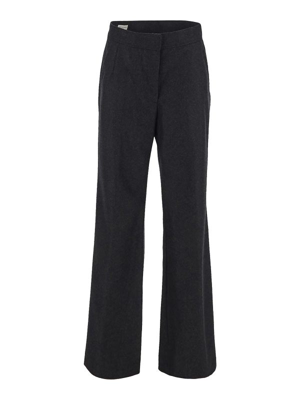 Dries Van Noten Pantalons Décontractés - Gris