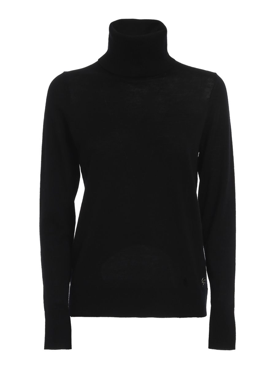 Michael Kors Pull Col Roulé - Noir