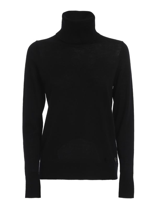 Michael Kors Pull Col Roulé - Noir