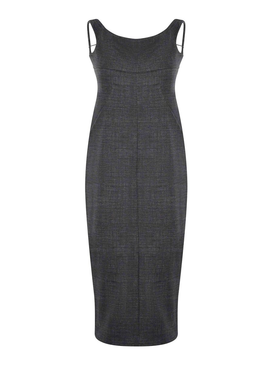 Philosophy di Lorenzo Serafini Robe Au Genou - Gris
