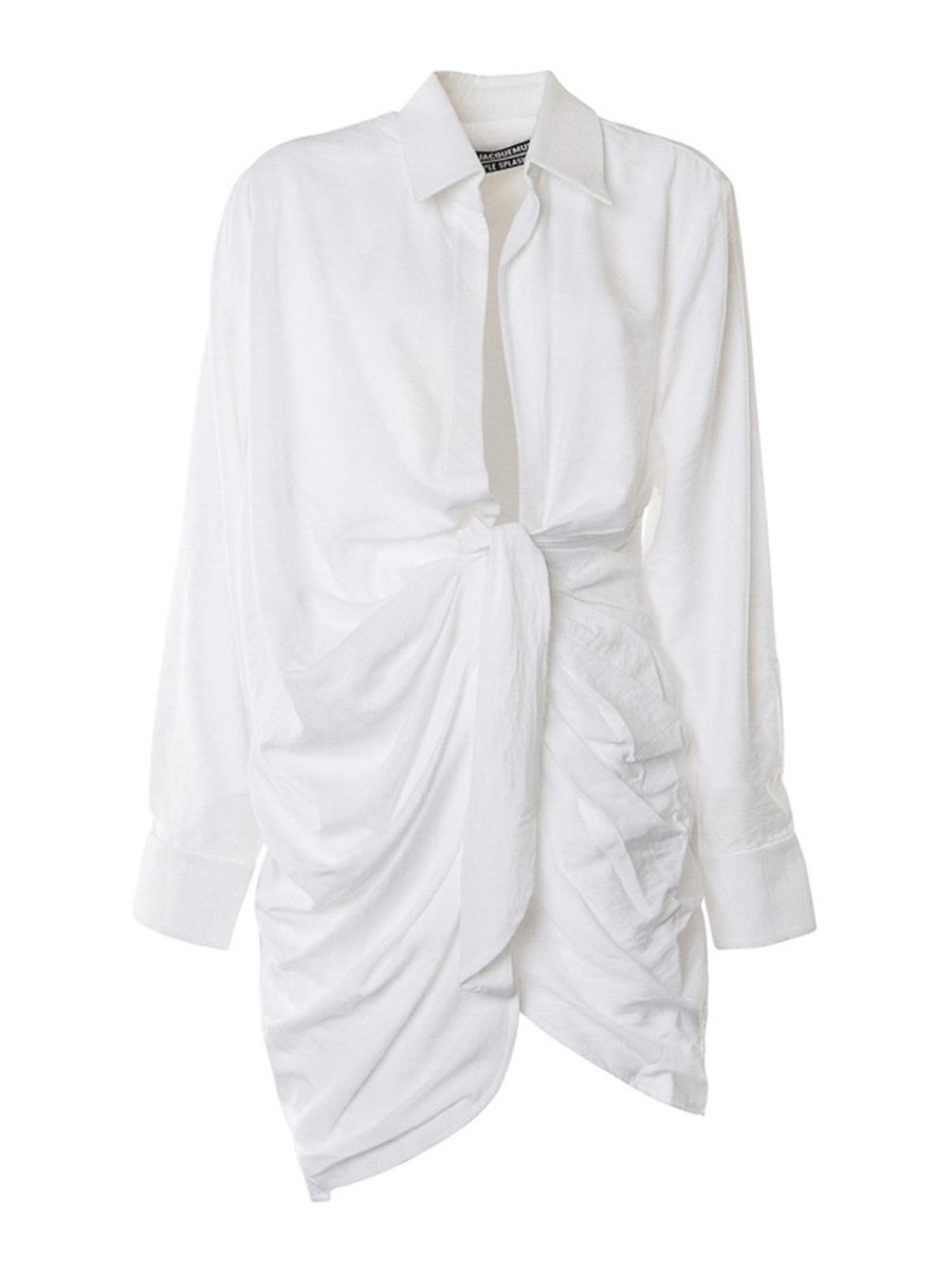 Jacquemus Robe Au Genou - Blanc