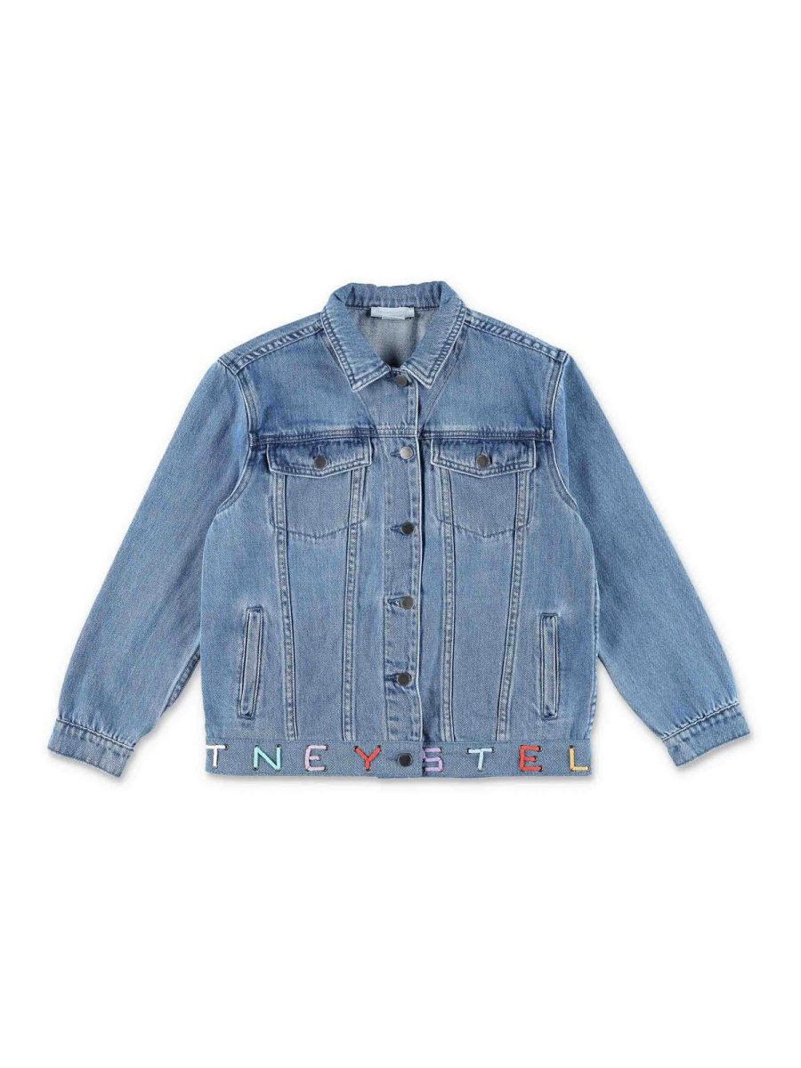 Stella McCartney Kids Veste En Jean - Bleu