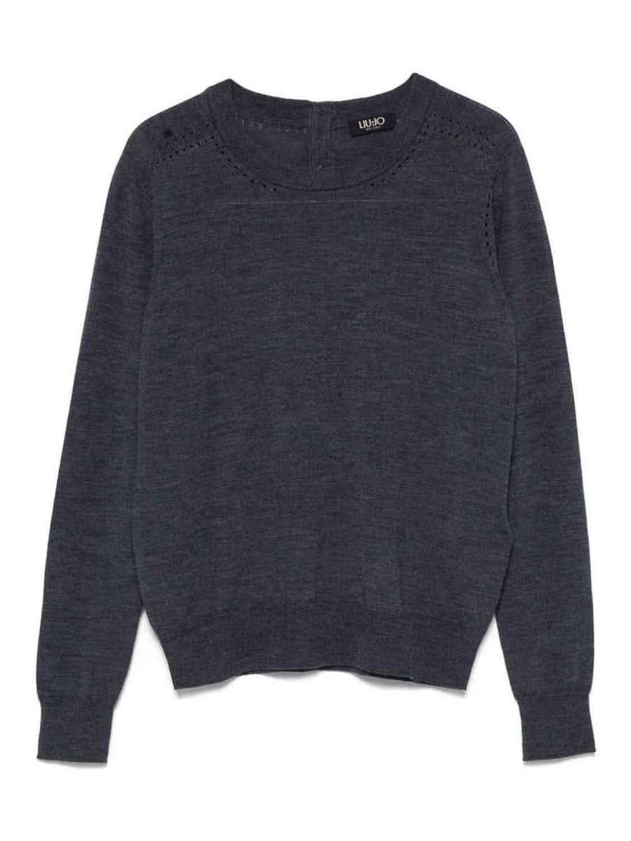 Liu Jo Pull Col Rond - Gris